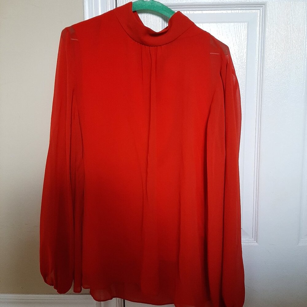 Zara high neck blouse